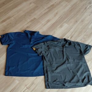 Blue and Gray Polo Shirts